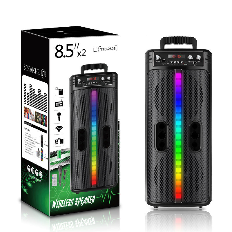 8.5Inch Wireless Bluetooth Speaker Double Bass