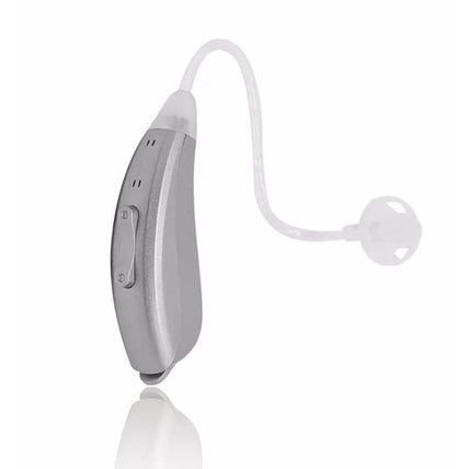 F802 BTE Digital Wireless Hearing Aid 6 Channels 12 Frequency Sound Amplifier Split Left Or Right Ear Noise Reduction