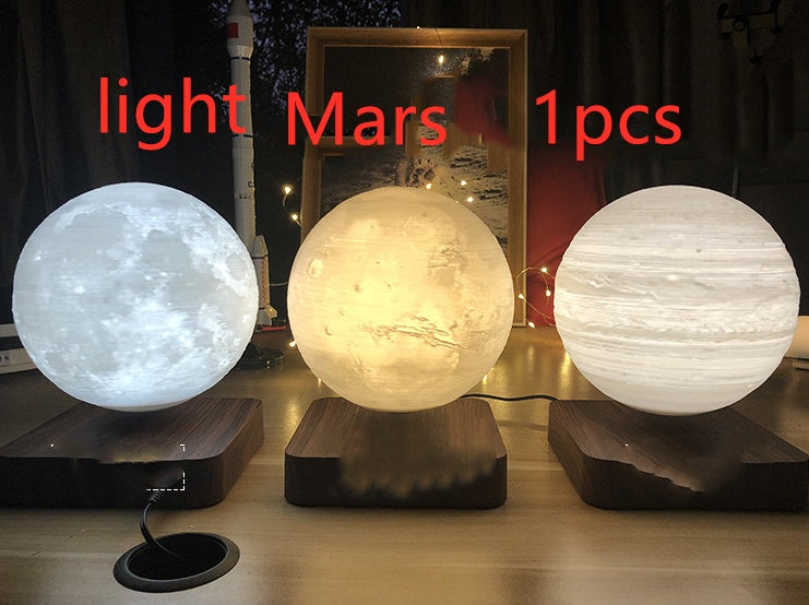 Magnetic Levitation Table Lamp - Moon Light 3D Printing Planet Night Light