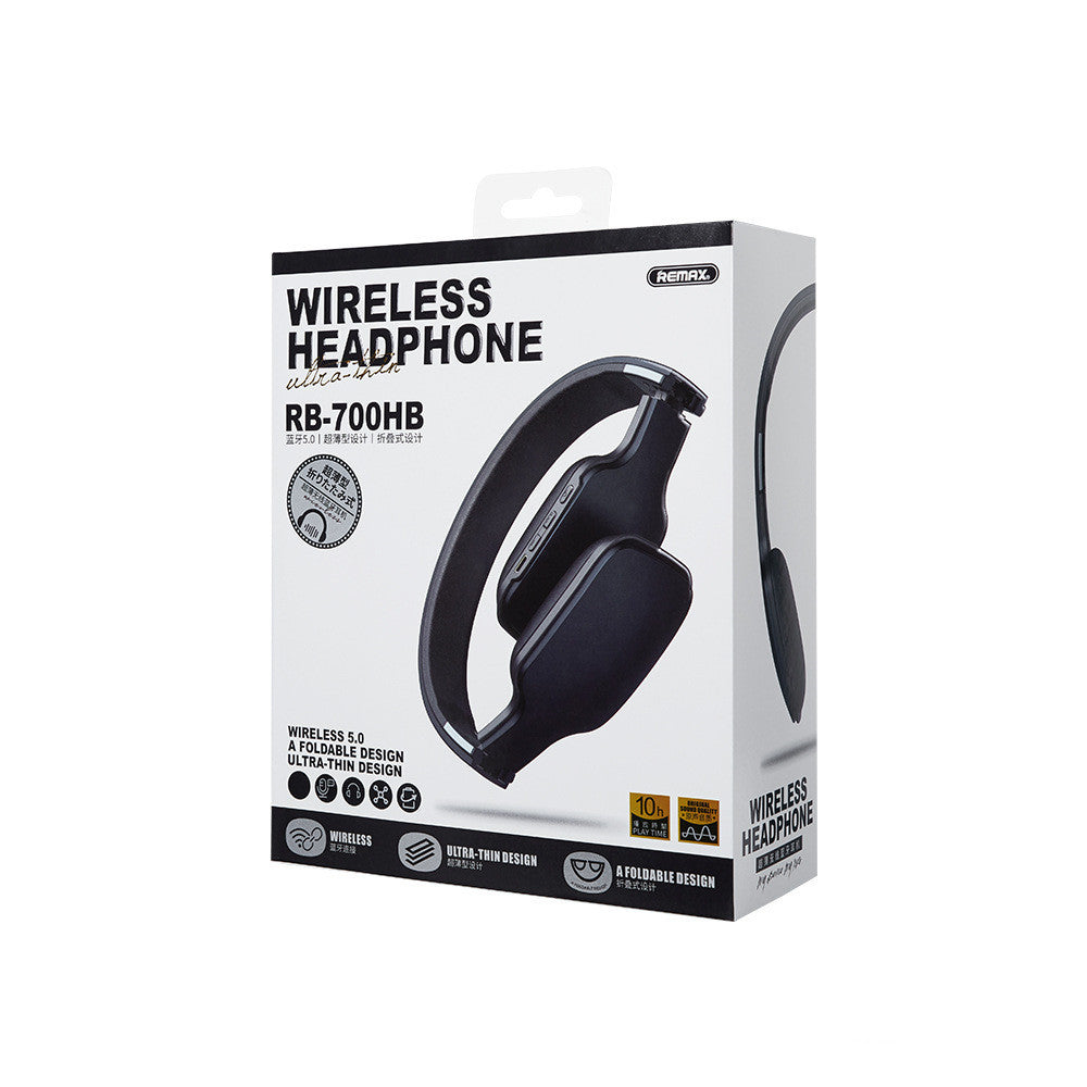 Ultra-thin Headset Bluetooth Headset 5.0 Folding Binaural