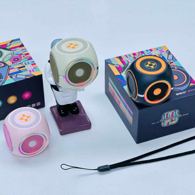 Decompression Rotating Gyro Bass Bluetooth Speaker