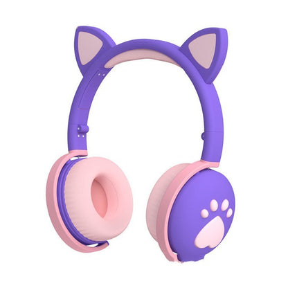 Cat ears super cute creative wireless bluetooth headset