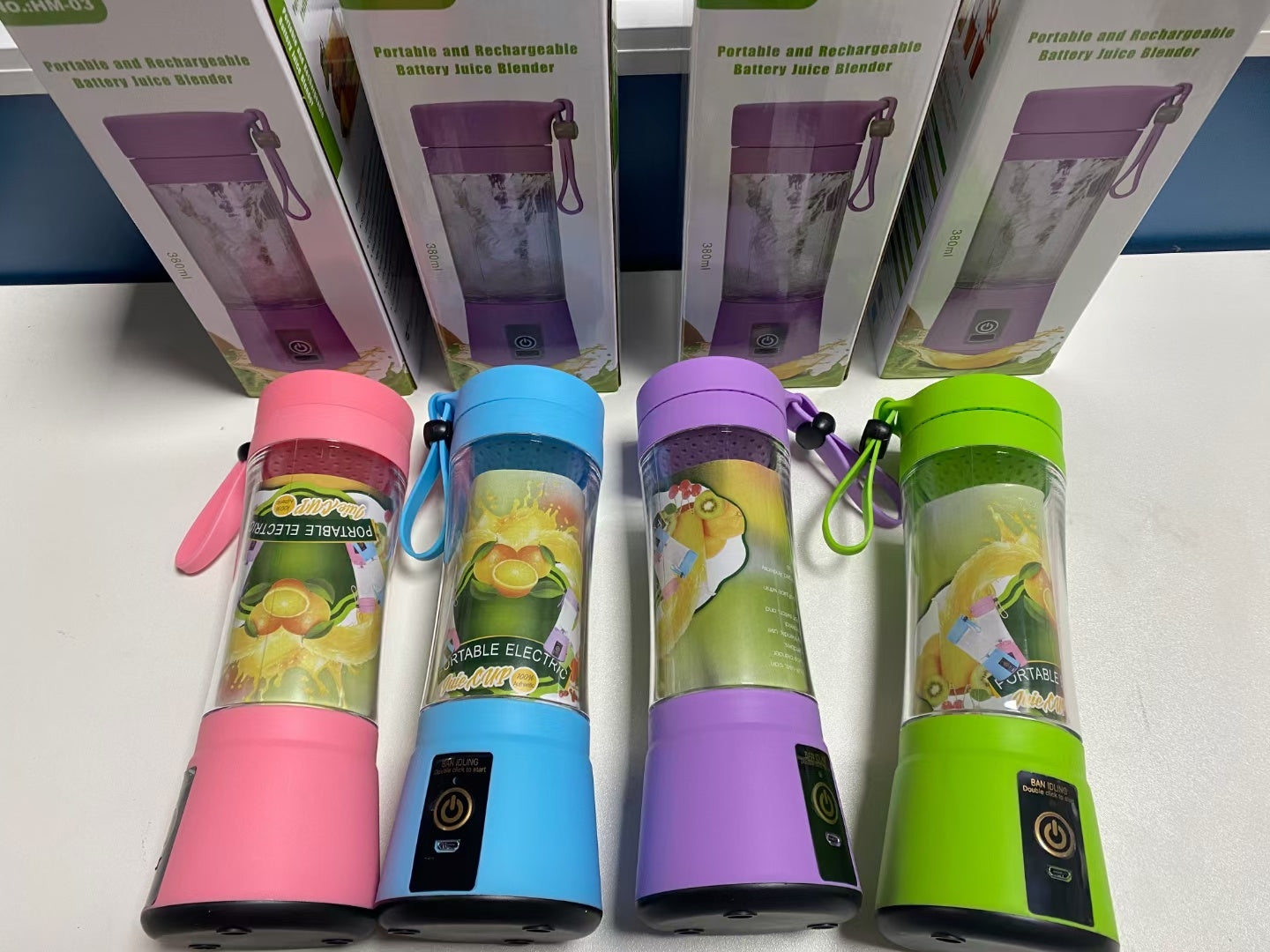 6-Blade Portable Blender With USB Recharging