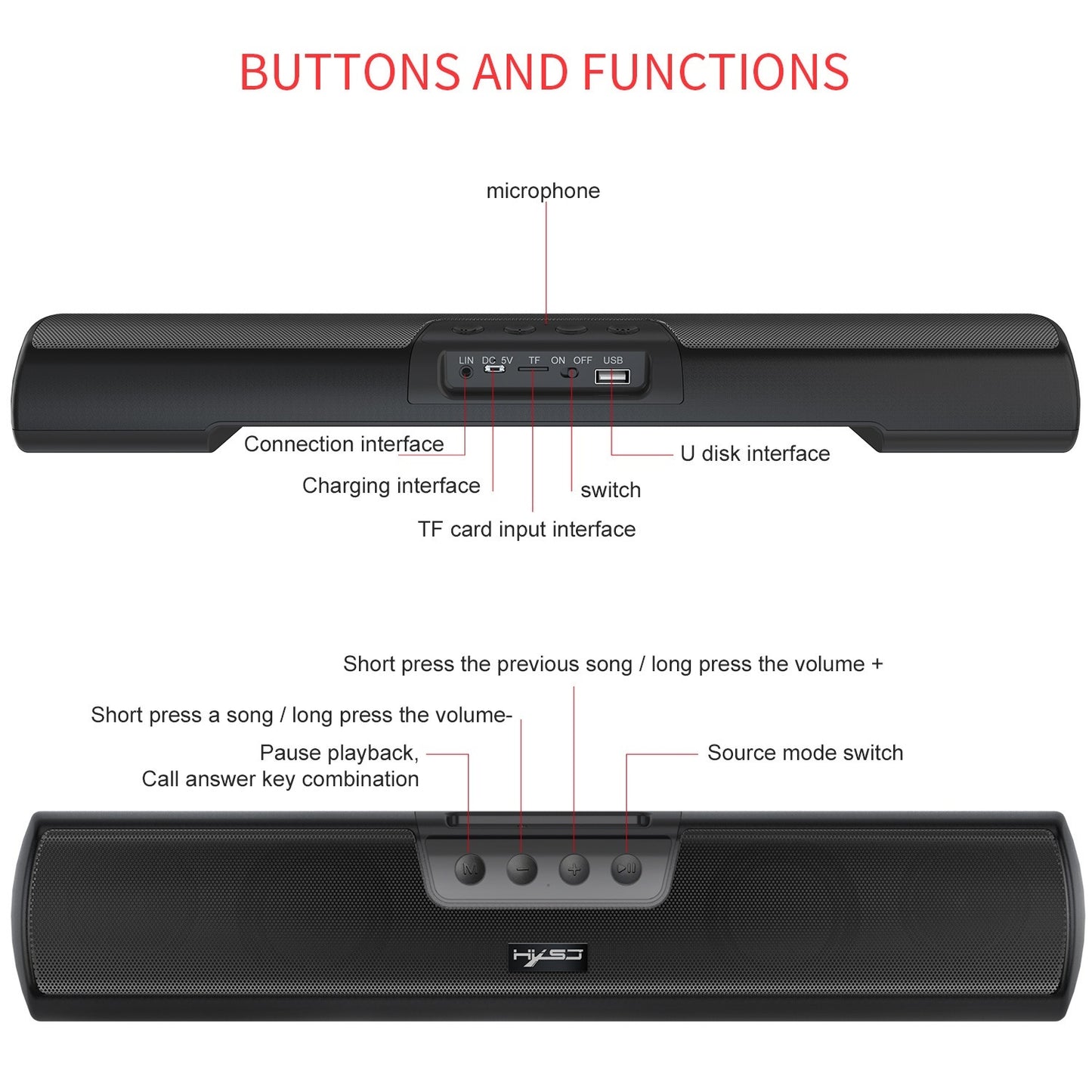 Home Bluetooth Extended Desktop Wall-mounted Wireless Speaker