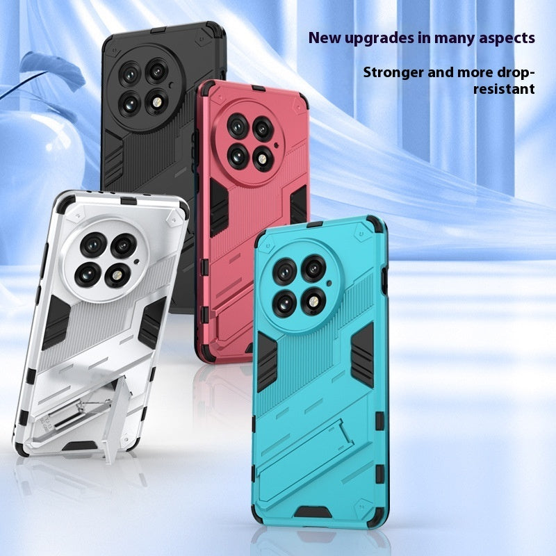 OnePlus 13 Phone Case Silicone Drop-resistant Soft And Hard Cover Invisible Bracket Magnetic Protection
