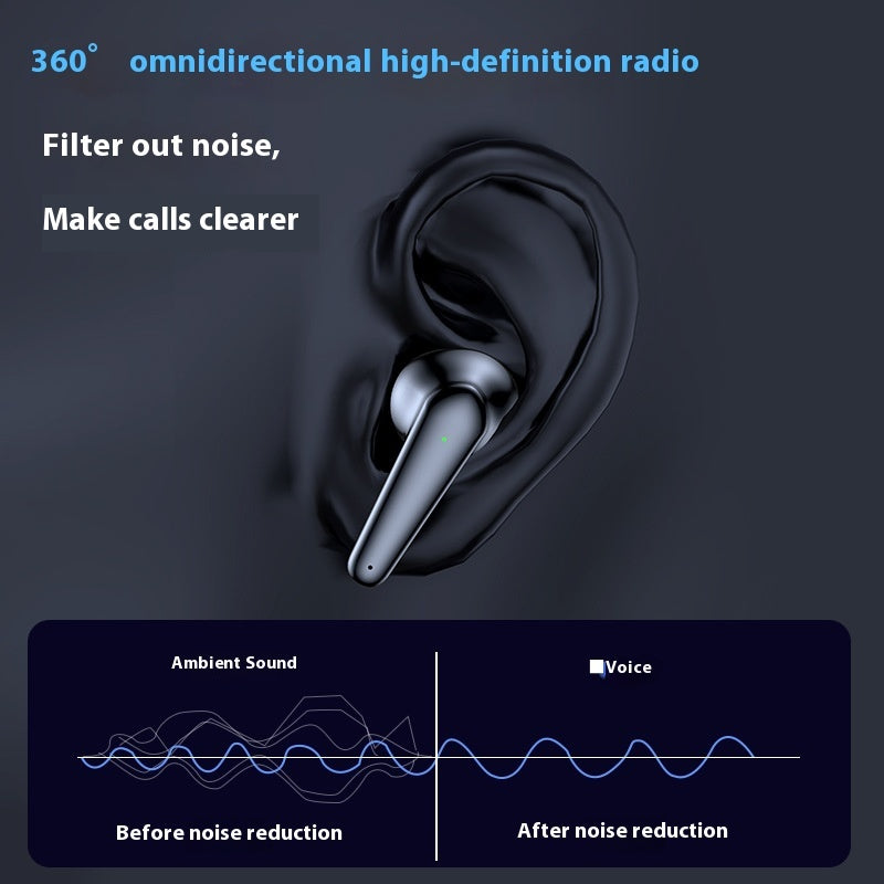 TWS Wireless Bluetooth Headset Large Power Ultra-long Life Battery