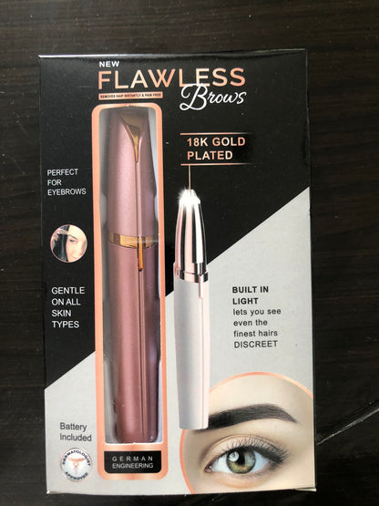 Mini Electric Eyebrow Trimmer and Lipstick Brows Hair Remover