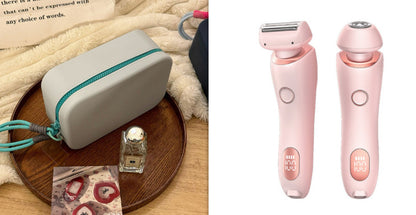 2 In 1  Rechargeable Electric Trimmer for Women