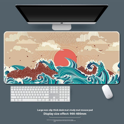 Creative Home Japanese Wave Mouse Pad