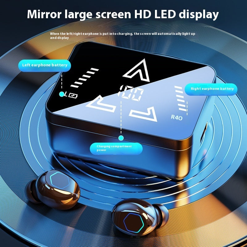 X Digital Display Long Endurance In-ear Type-c Interface New M48PRO Bluetooth Headset