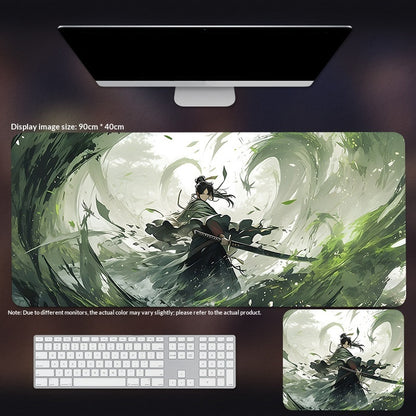 Traditional Chinese-style Wuxia Mouse Pad Extra-large Anime-themed Keyboard Mat For PC Gaming
