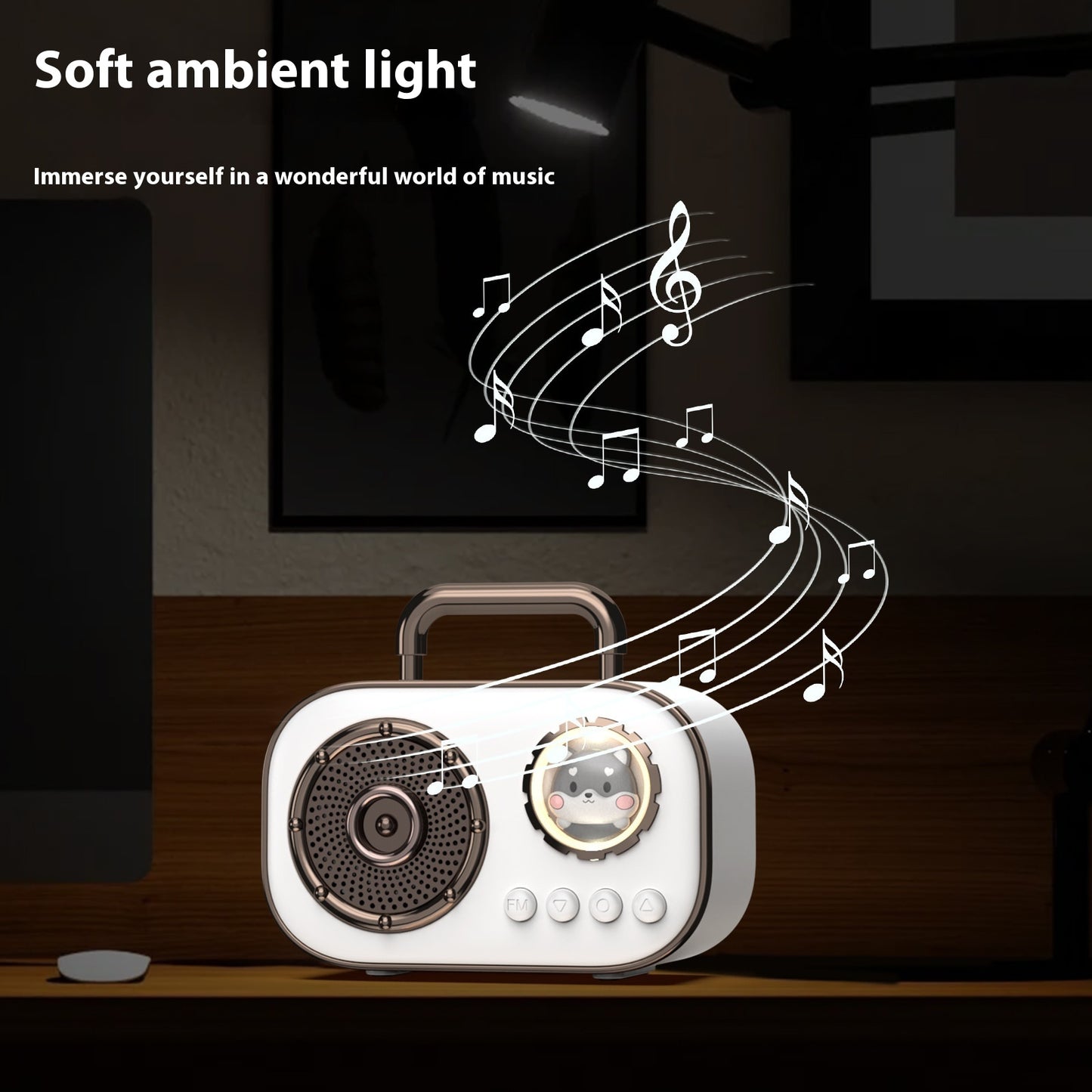 Portable Retro Bluetooth Audio Small Portable Home