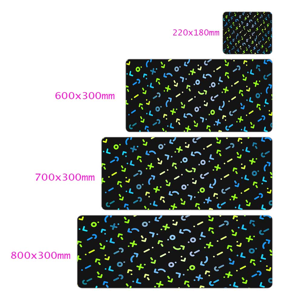 Black And White Gaming Mouse Pad 800x300 Lengthened