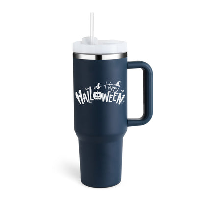 40 Oz Tumbler With Handle Straw, Insulated, and Stainless Steel