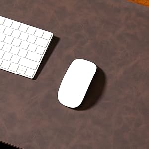 YSAGI Leather Desk Mat - Non-Slip PU Desk Pad for Office and Home Large Mouse Pad and keyboard Desk Mats on Top of Desks