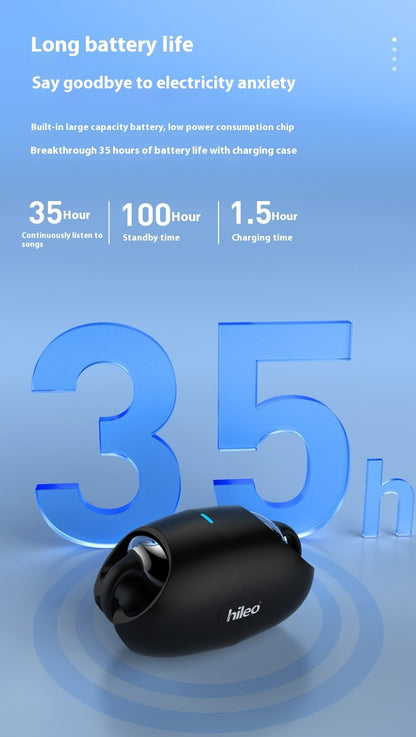 Clip-on True Wireless Bluetooth Headset Sports Non In-ear Stereo Mobile Phone Universal