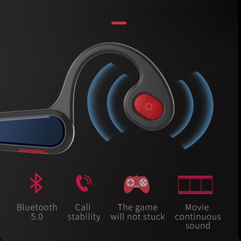 Bone conduction Bluetooth wireless headset