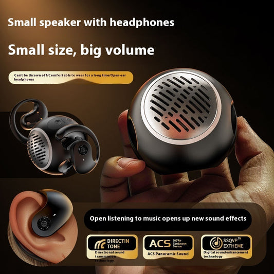 Outdoor Portable Bluetooth Headset Mini Speaker