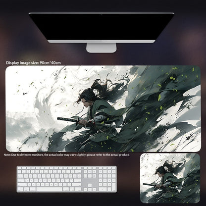 Traditional Chinese-style Wuxia Mouse Pad Extra-large Anime-themed Keyboard Mat For PC Gaming