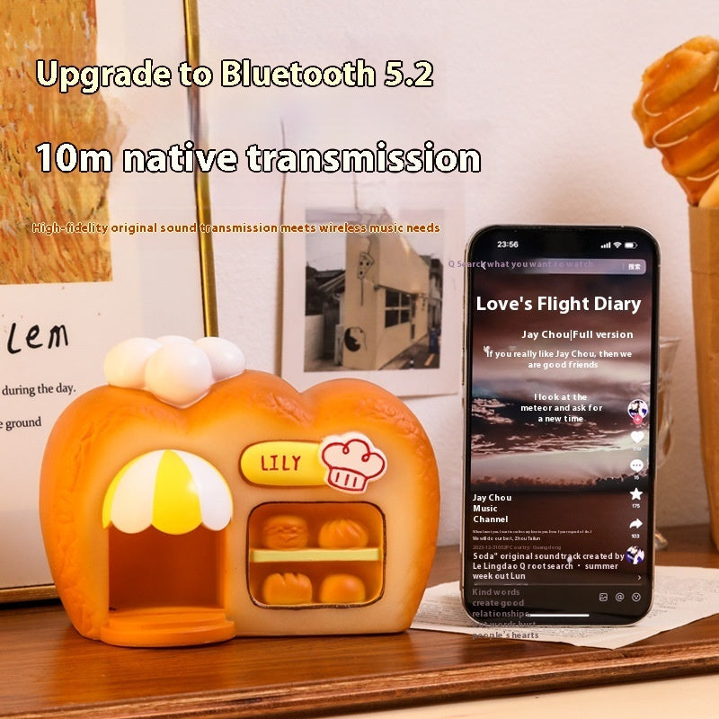 Bakery Bluetooth Speaker Glowing Creative Ornaments