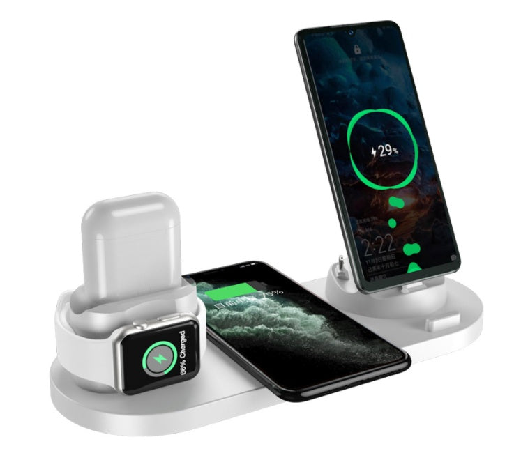 Wireless  6 In 1 Charging Dock Station