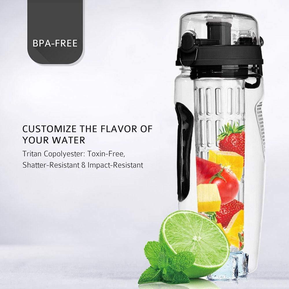 32oz Fruit Infusing Infuser Water Bottle BPA Free
