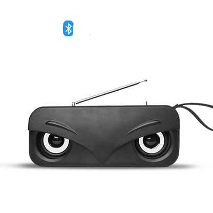 Portable Outdoor Radio FM Subwoofer Dual Speakers Mini Speaker