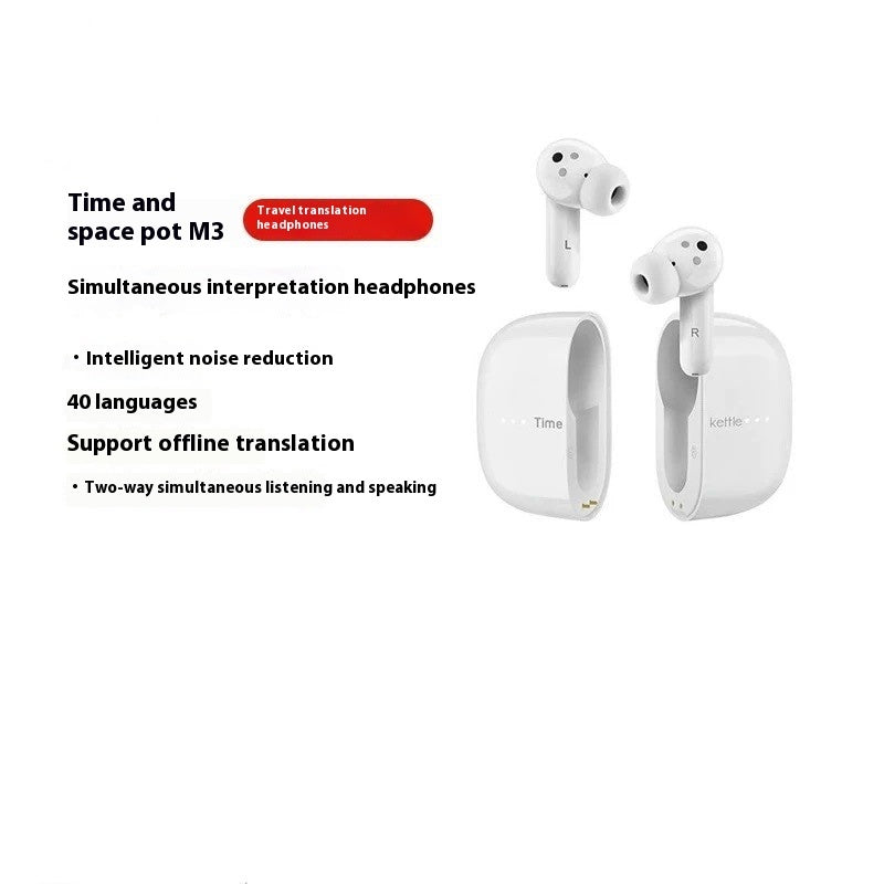 Simultaneous Translation Headphones Business Real-time Conversation