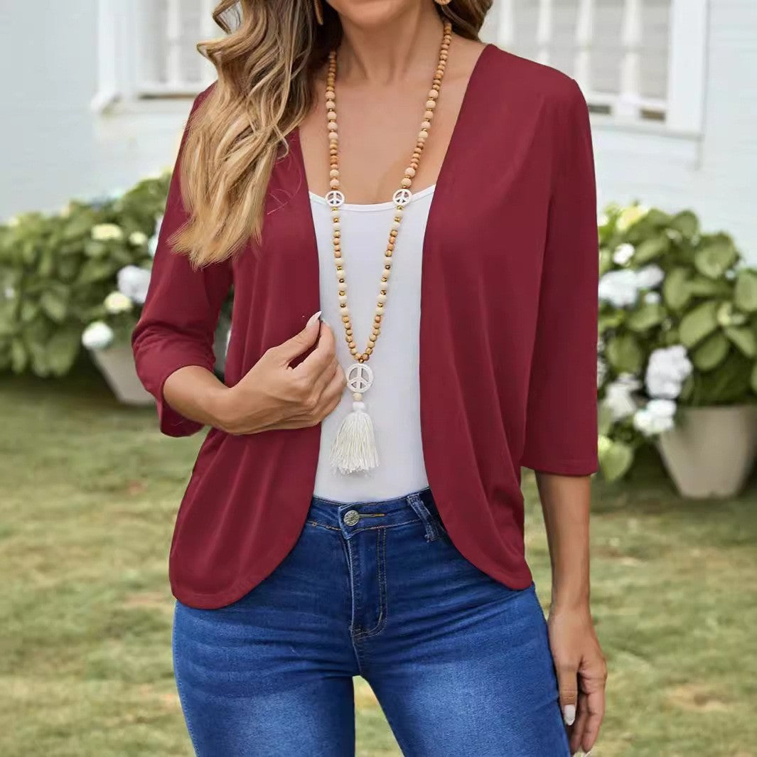 Cardigan Women's Clothes Knit Casual Coat