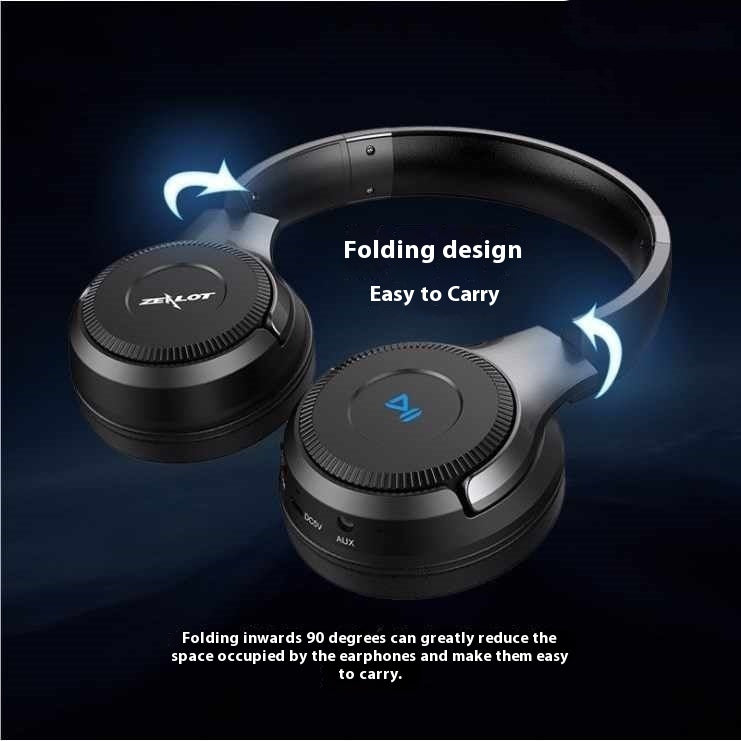Headset Bluetooth Sports Card Inserting Earphone Folding Headset