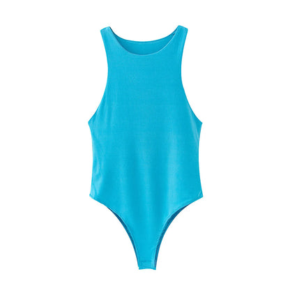 summer solid sexy bodycon women bodysuits female 8 color green slim casual  bodysuit chic lady club short playsuits femme