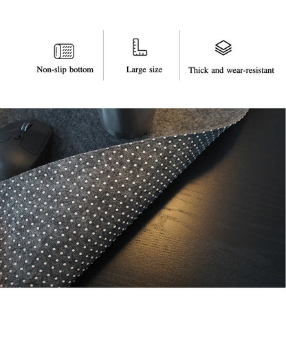 Cushion Large XXL gaming mouse pad Computer Desk Mat Table Keyboard Wool Felt Laptop Desk Non-slip deskpad Mousepad