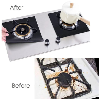 Teflon-Coated Gas Stove Protectors