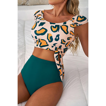 High Waist Bikini Women's Split Swimsuit