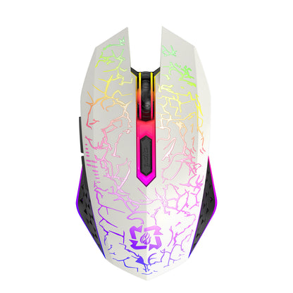 Bluetooth Dual-mode 24G Radio Gaming Mouse Rechargeable Luminous Mute Breathing Light