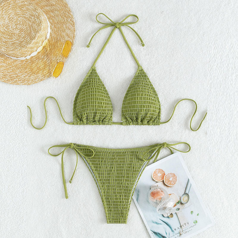 Women's Fashion Personality Halter Spaghetti Straps Bikini
