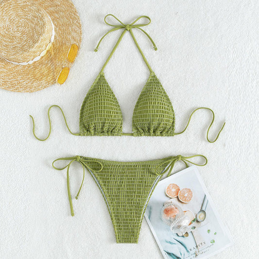 Women's Fashion Personality Halter Spaghetti Straps Bikini