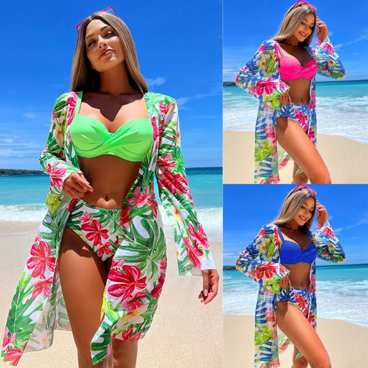 Women's Two-piece Swimsuit Sexy Beach Blouse Bikini