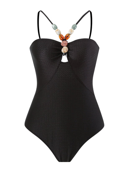 One-pieces For Women Multi-color Hollow Gem Sling New