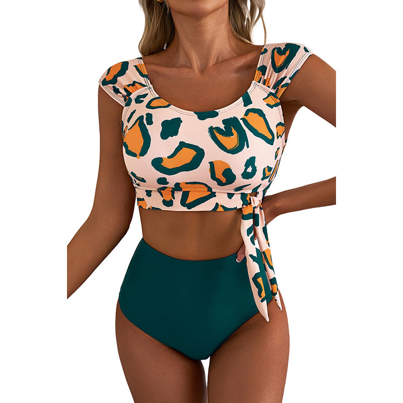 High Waist Bikini Women's Split Swimsuit