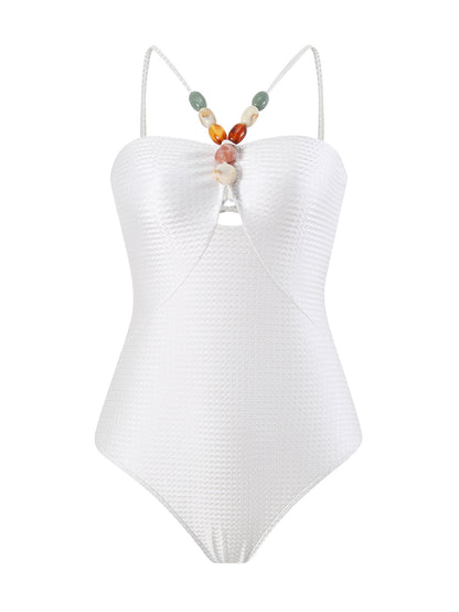 One-pieces For Women Multi-color Hollow Gem Sling New