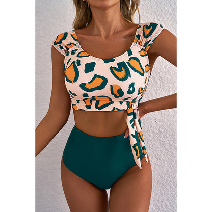 High Waist Bikini Women's Split Swimsuit
