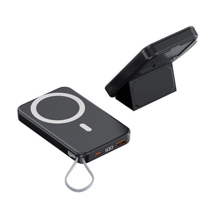 Magnetic Power Bank With Cable Bracket