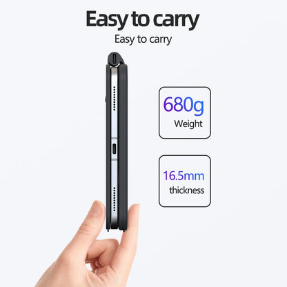 GOOJODOQ Magic Keyboard Case for iPad Mini 7 A17 Pro Mini 6 6th/7th Gen 8.3 inch Floating Cantilever Stand Multi-Touch Trackpad