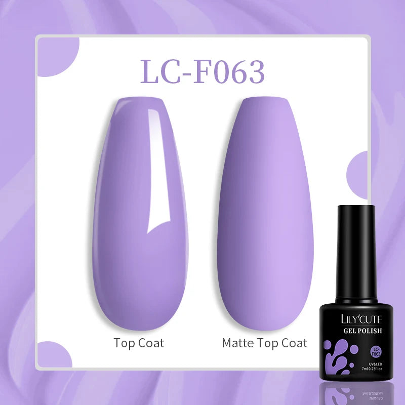 LILYCUTE 129 Colors Nail Gel Polish