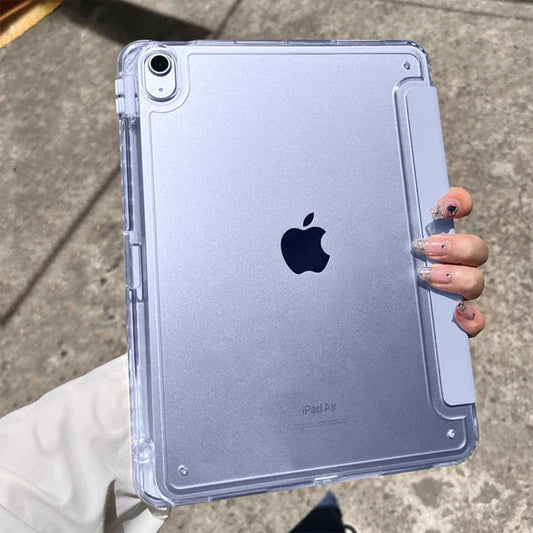 With Pencil Holder Case For IPad Pro 11 IPad 10th Generation IPad 10.2 8th 9th A16 Cover  Air6 5 4 10.9 Pro 12.9 13 2025 M3 M2