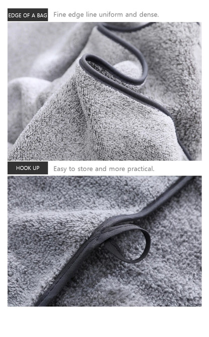 1PCS Thickened Bath Towels - 100% Bamboo Fiber