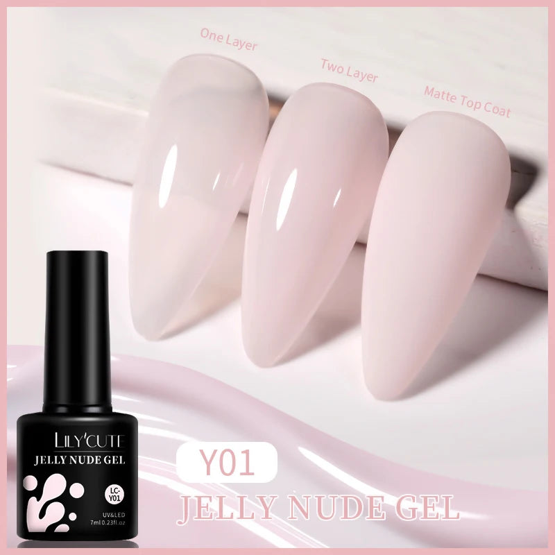 LILYCUTE 129 Colors Nail Gel Polish
