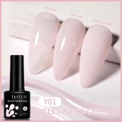 LILYCUTE 129 Colors Nail Gel Polish
