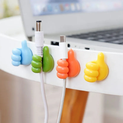 Thumb Mini Cable Organizer - Silicone USB Cable Management